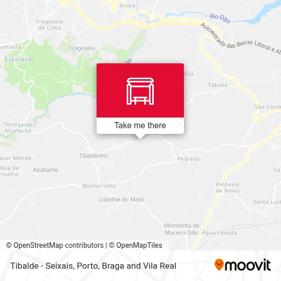 Tibalde - Seixais map