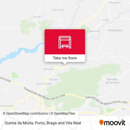 Quinta da Moita map