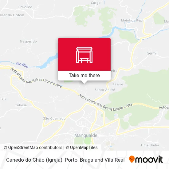 Canedo do Chão (Igreja) map