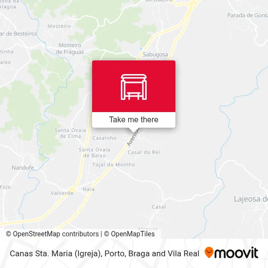 Canas Sta. Maria (Igreja) map