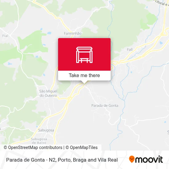Parada de Gonta - N2 map