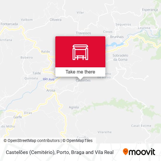 Castelões (Cemitério) map