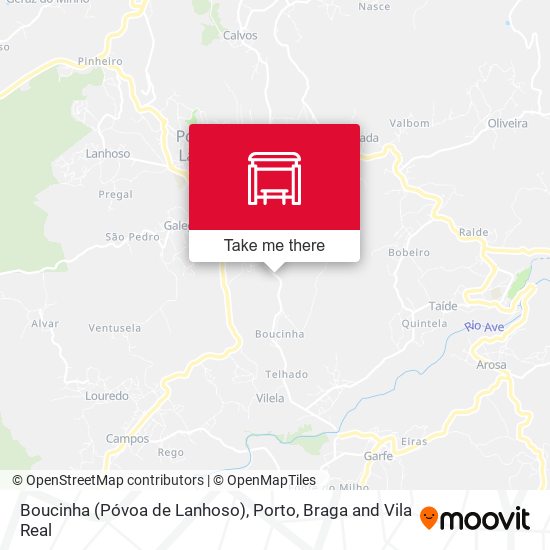 Boucinha (Póvoa de Lanhoso) map