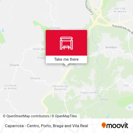 Caparrosa - Centro map