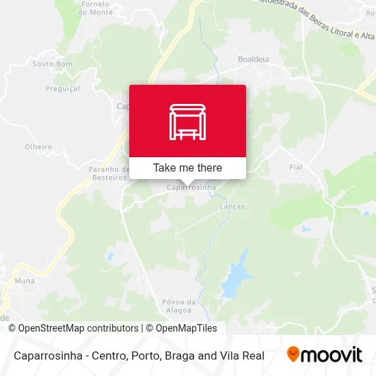 Caparrosinha - Centro map