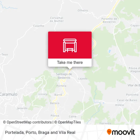 Portelada map