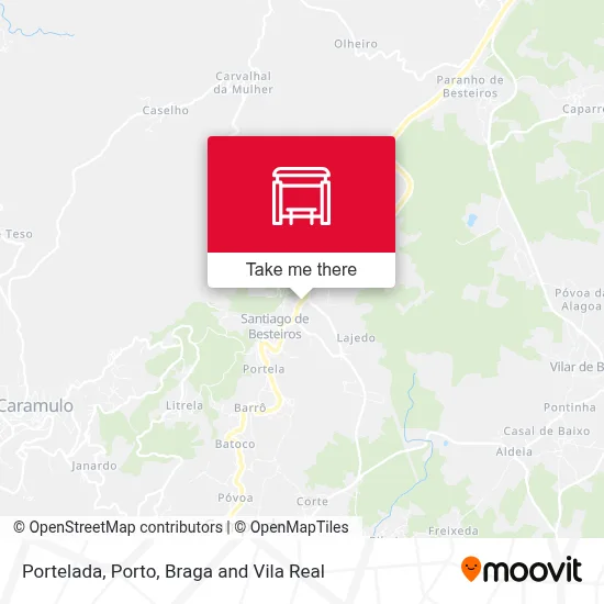 Portelada map