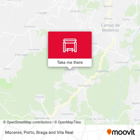 Múceres map