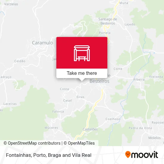 Fontaínhas map
