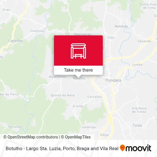 Botulho - Largo Sta. Luzia map