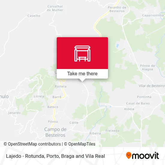 Lajedo - Rotunda map