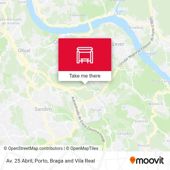 Av. 25 Abril map