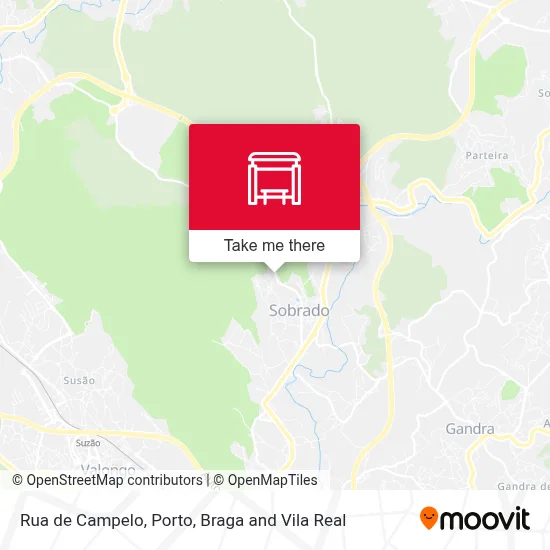 Rua de Campelo map
