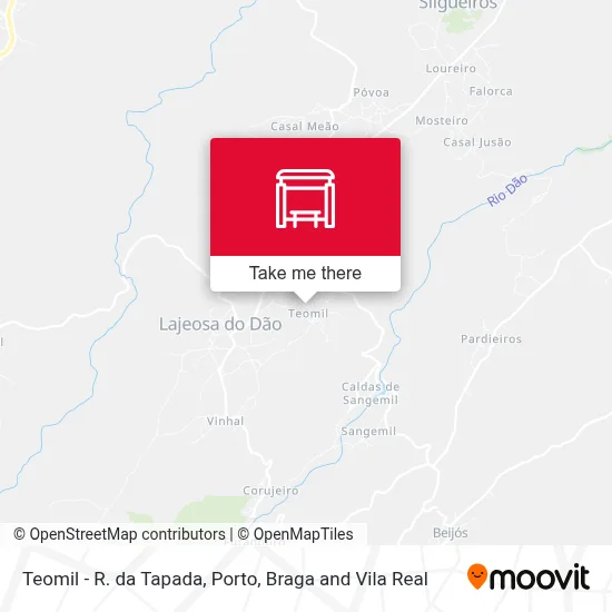 Teomil - R. da Tapada map