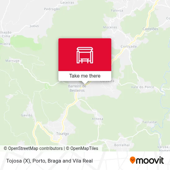 Tojosa (X) map