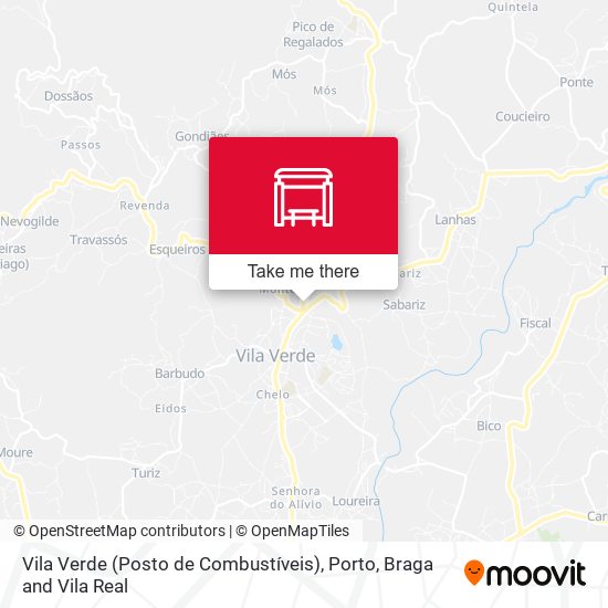 Vila Verde (Posto de Combustíveis) mapa