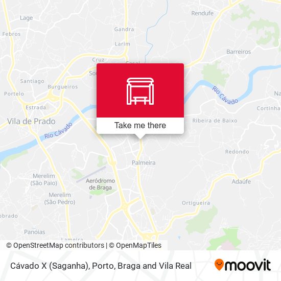 Cávado X (Saganha) mapa