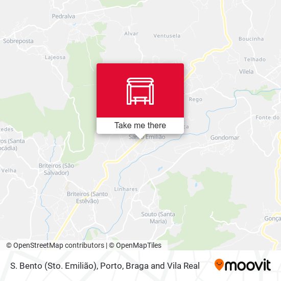 S. Bento (Sto. Emilião) map
