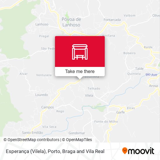 Esperança (Vilela) mapa