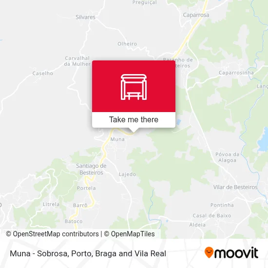 Muna - Sobrosa map