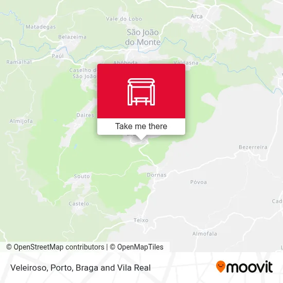 Veleiroso map