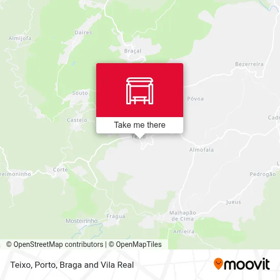 Teixo map