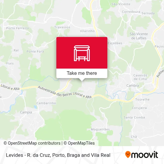 Levides - R. da Cruz map