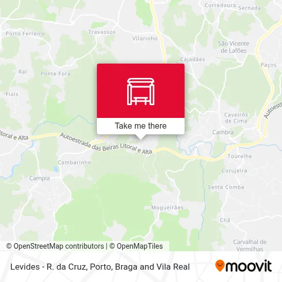 Levides - R. da Cruz map