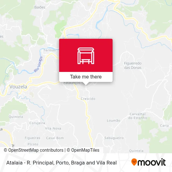 Atalaia - R. Principal map
