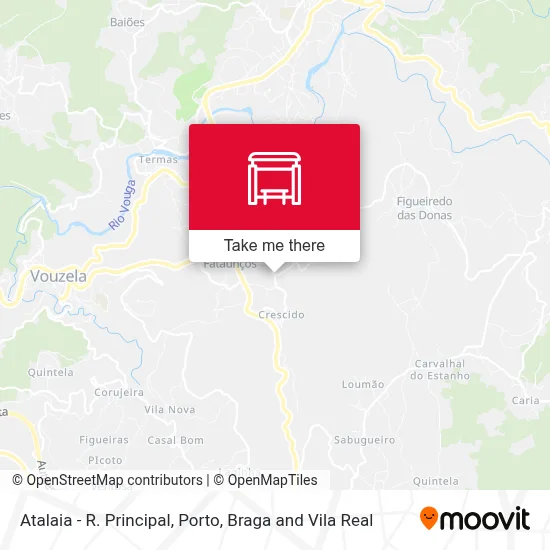 Atalaia - R. Principal map