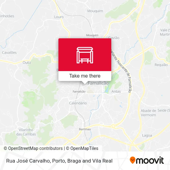 Rua José Carvalho map