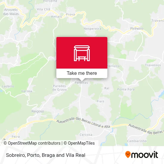 Sobreiro map