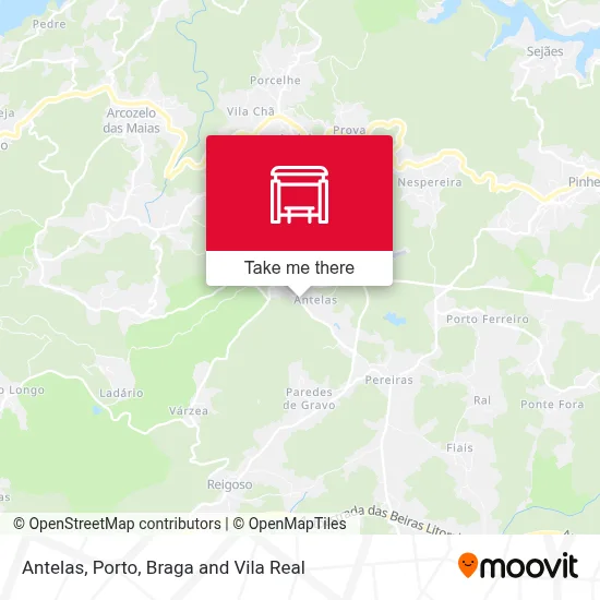 Antelas map