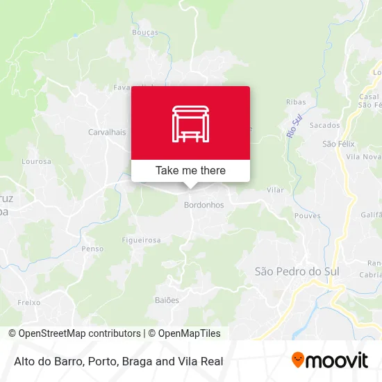 Alto do Barro map