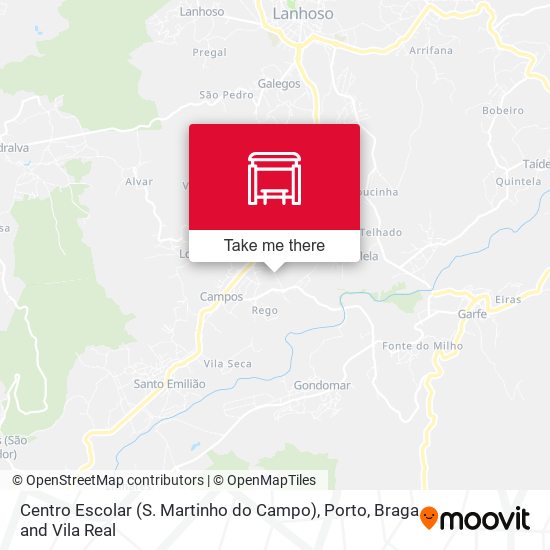 Centro Escolar (S. Martinho do Campo) mapa