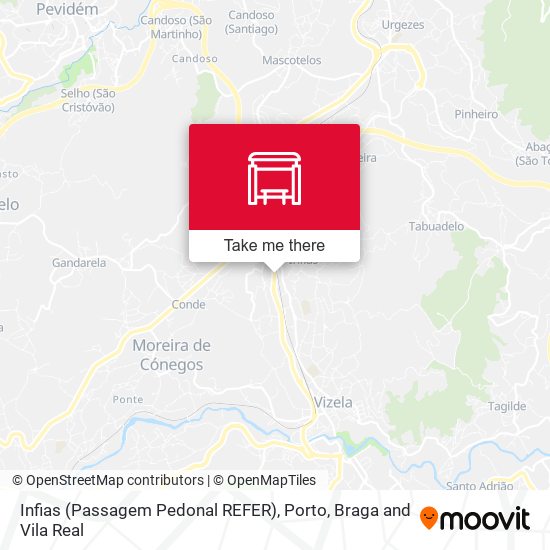 Infias (Passagem Pedonal REFER) map