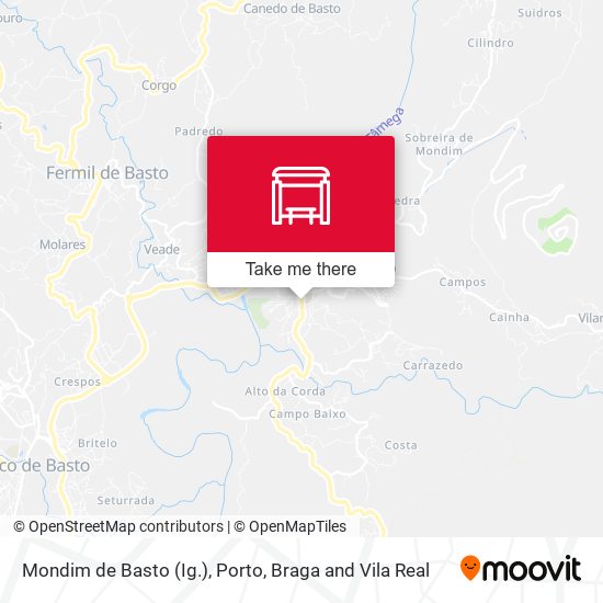 Mondim de Basto (Ig.) mapa