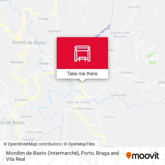 Mondim de Basto (Intermarché) map
