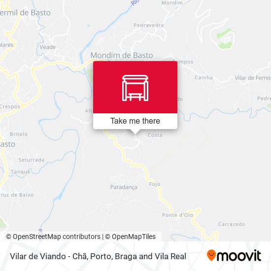 Vilar de Viando - Chã map
