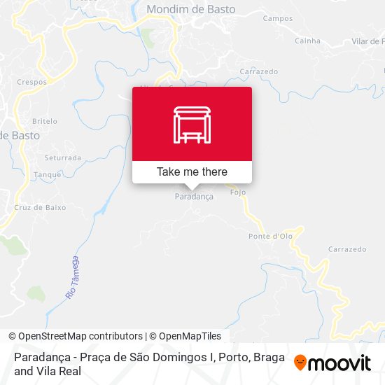Paradança - Praça de São Domingos I map