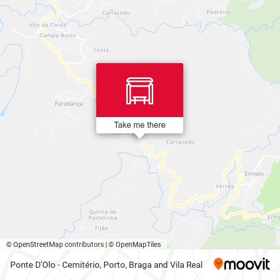Ponte D'Olo - Cemitério map
