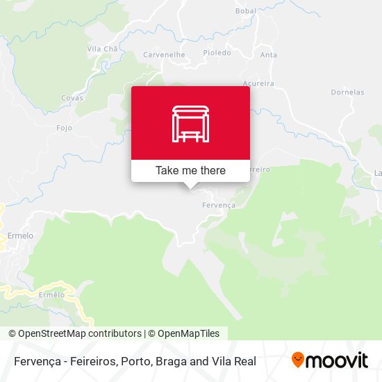 Fervença - Feireiros mapa