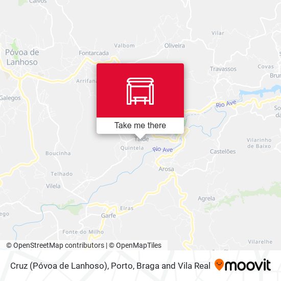 Cruz (Póvoa de Lanhoso) map