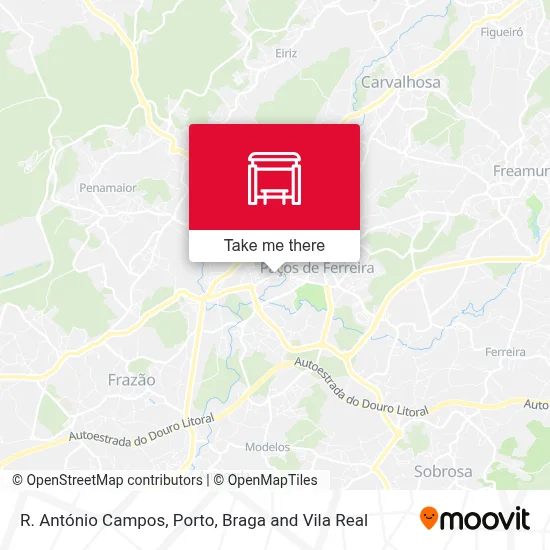 R. António Campos map
