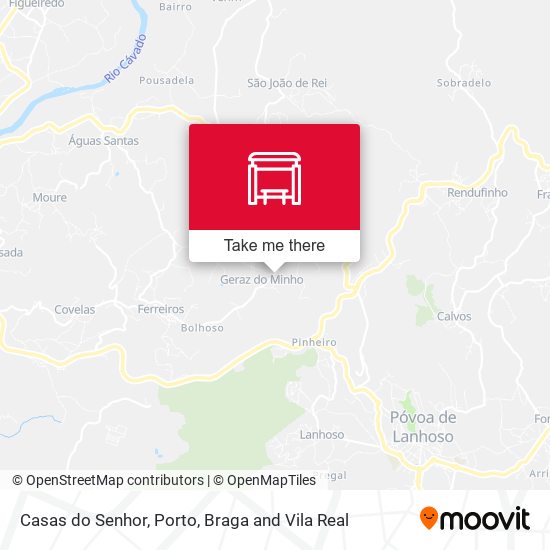 Casas do Senhor mapa