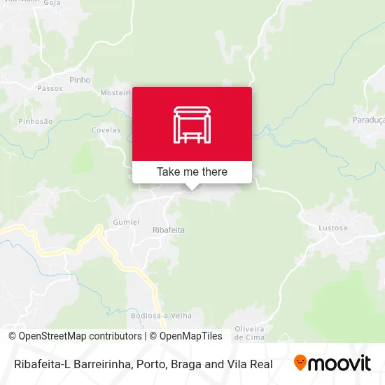 Ribafeita-L Barreirinha map