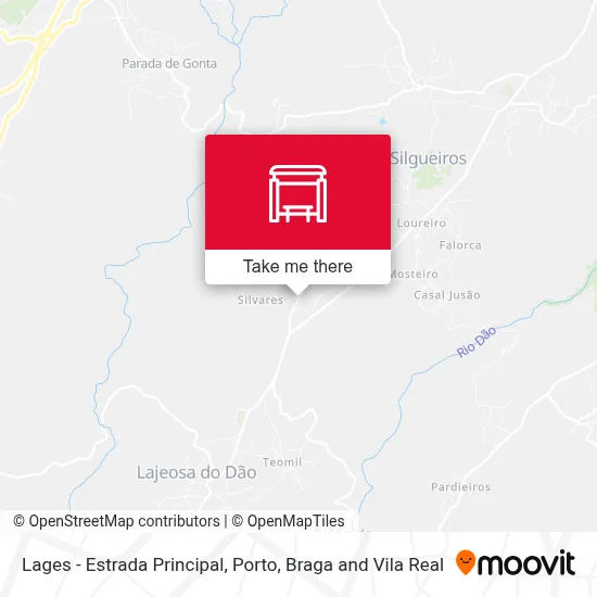 Lages - Estrada Principal map