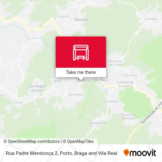 Rua Padre Mendonça 2 map