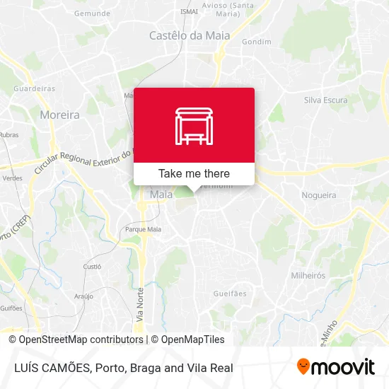 LUÍS CAMÕES map