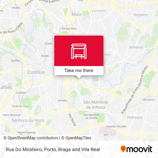 Rua Do Mosteiro map